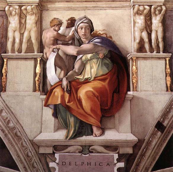 Michelangelo Buonarroti The Delphic Sibyl